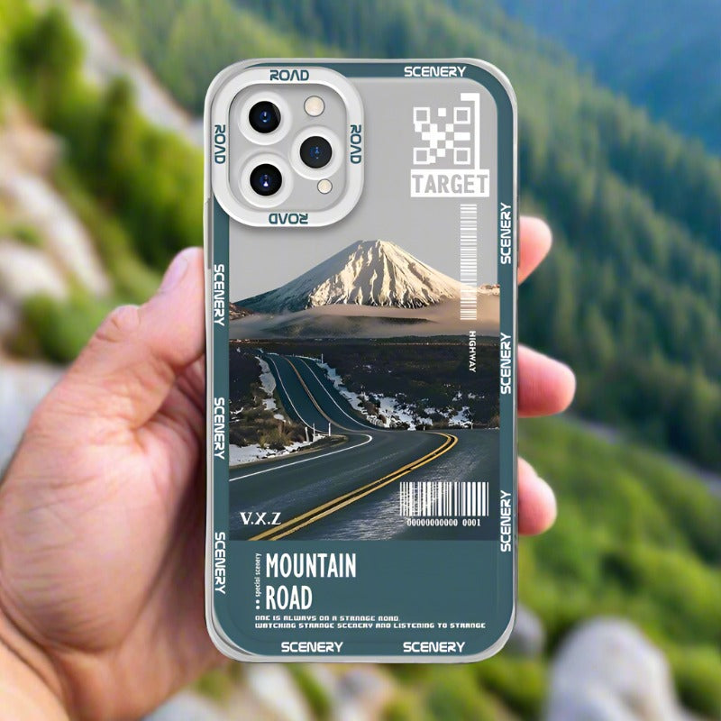 Mountain Highway Adventure iPhone case